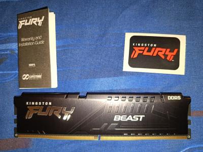 Оперативная память Kingston Fury Beast Black