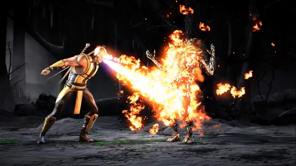 Классическое фаталити Скорпиона (Mortal Kombat X)