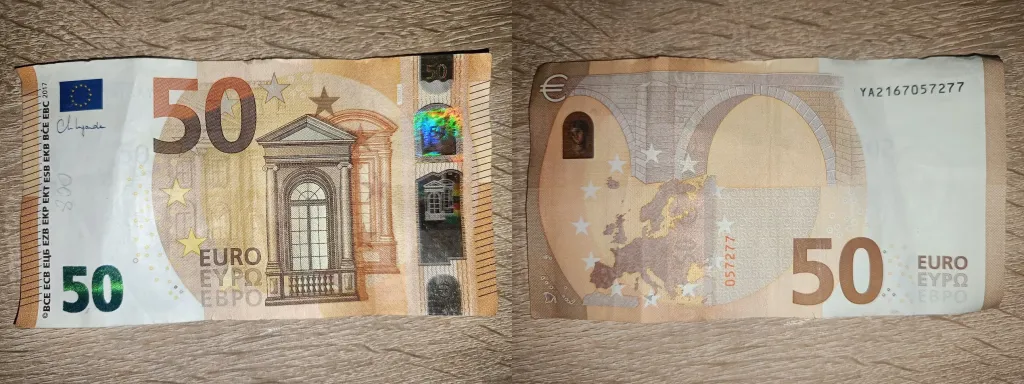 Купюра 50 Euro Купюра 50 Euro