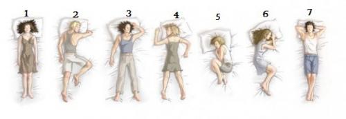 В какой позе спишь?