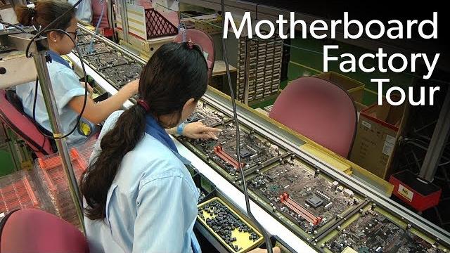Как производится материнская плата на фабрике Gigabyte в Тайване